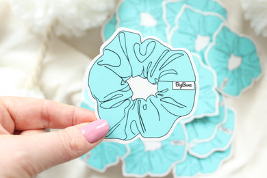Blue Scrunchie Sticker