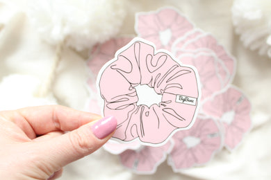 Pink Scrunchie Sticker